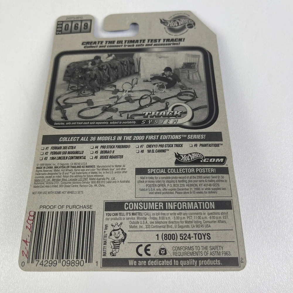 2000 Hot Wheels First Editions 9 Of 36 Phantastique 069